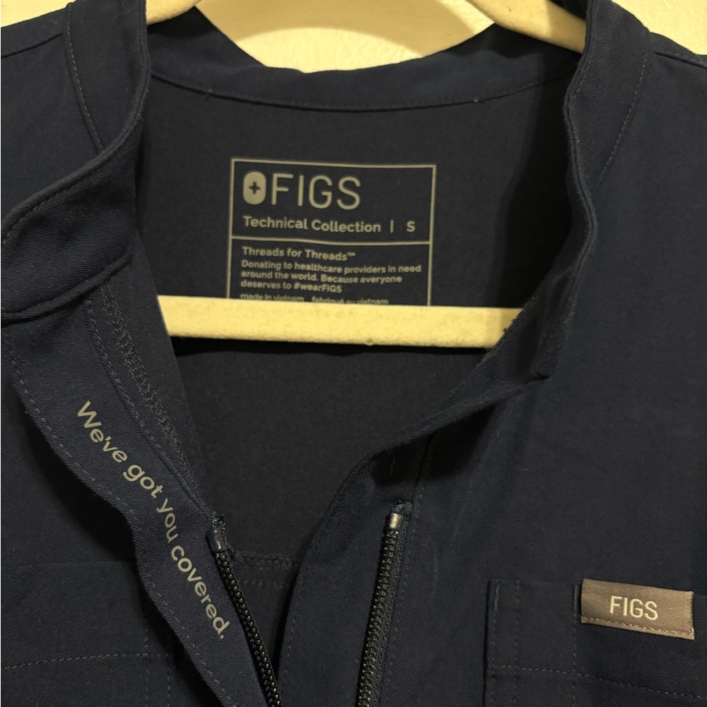 Figs Deep Blue Technical Collection Jumpsuit - image 3